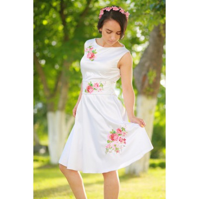 Embroidered dress "Spring Morning 2"